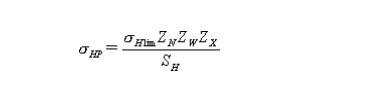 中空旋轉(zhuǎn)平臺(tái)減速機(jī)的許用彎曲應(yīng)力