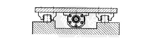 電動缸內(nèi)部結(jié)構(gòu)滾珠絲桿與工作臺及底座的安裝